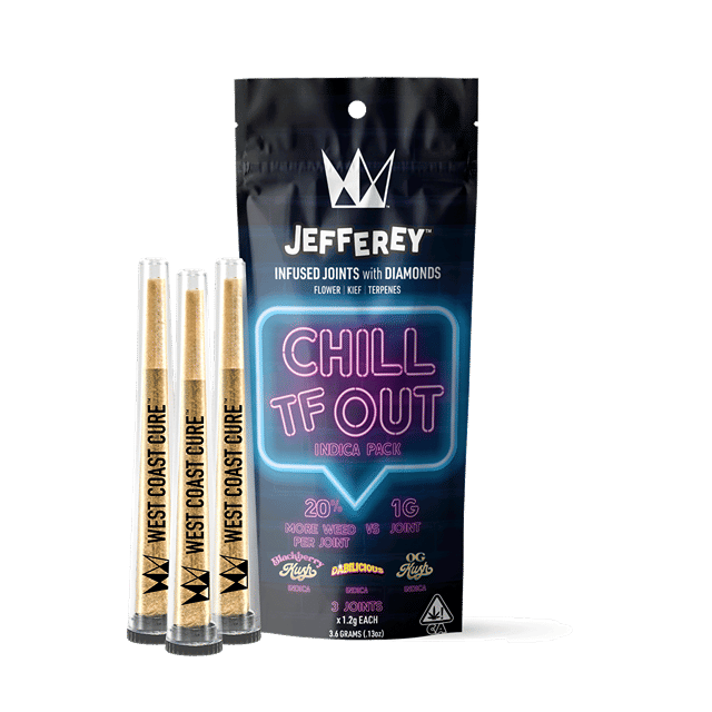 Chill TF Out Pack | 1.2g x 3 Jefferey Infused Pre-Rolls