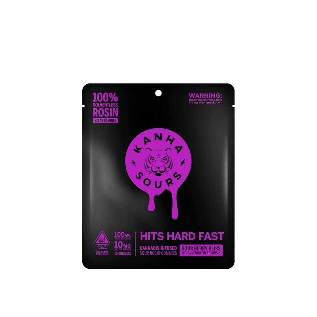 Kanha NANO — Sour Berry Bliss - 100mg Rosin Sours