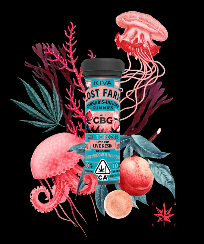 Kiva Confections: Lost Farm White Peach 10