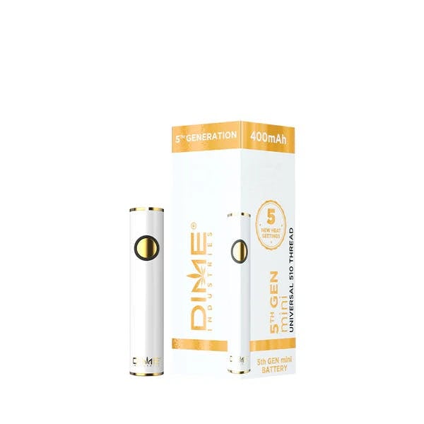 White Dime Battery 510 Thread