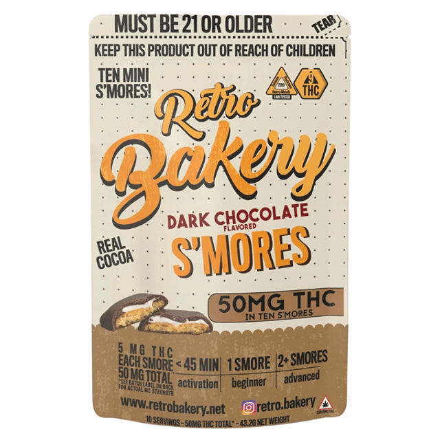 Dark Chocolate - 5mg Hemp THC S'Mores - 10pk