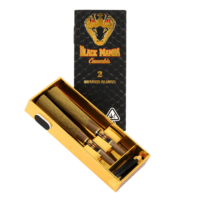 Black Mamba 2-Pack Infused Blunts - Sativa Blue Dream - 2.4g