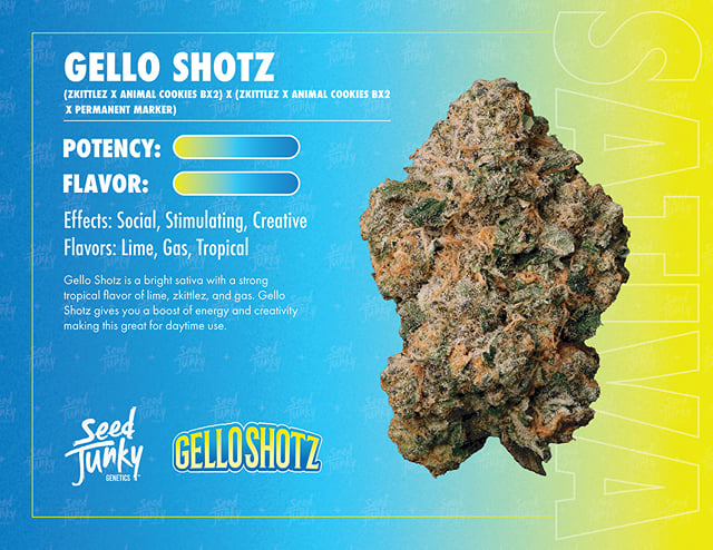 Seed Junky | 7g - Gello Shotz - Sativa
