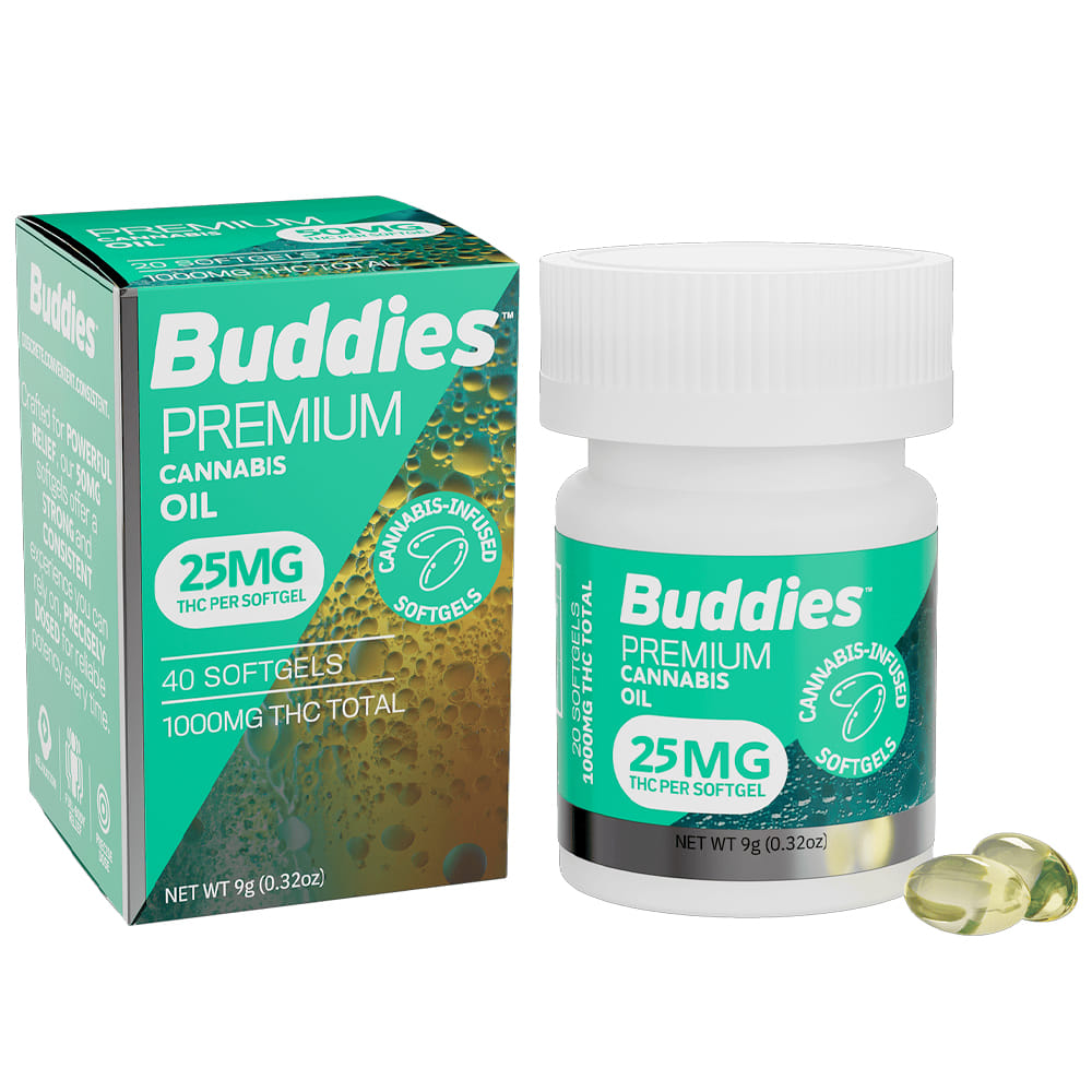 Buddies — Soft Gels - 25mg x 40ct
