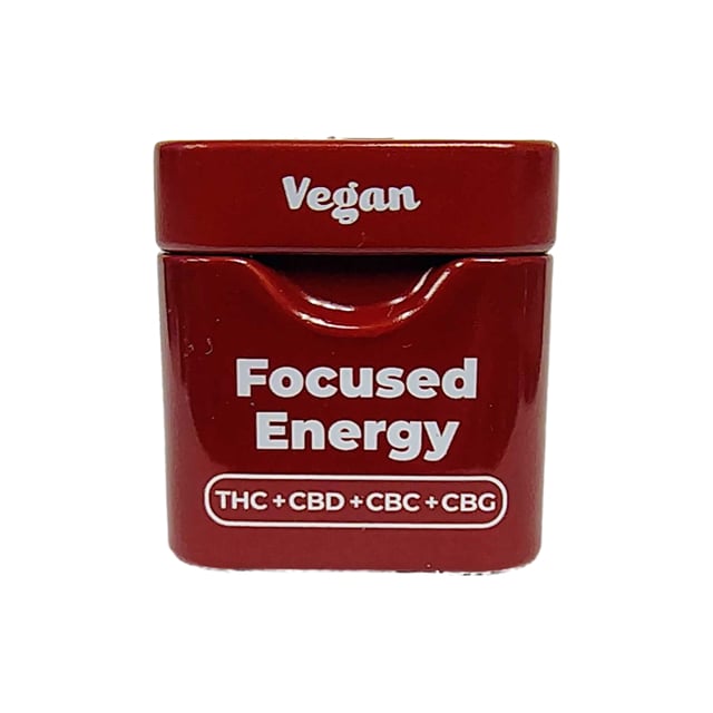 FOCUSED ENERGY CRANBERRY THC:CBD:CBC:CBG LIVE ROSIN JELLIES