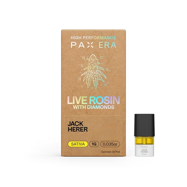 JACK HERER LIVE ROSIN WITH DIAMONDS POD