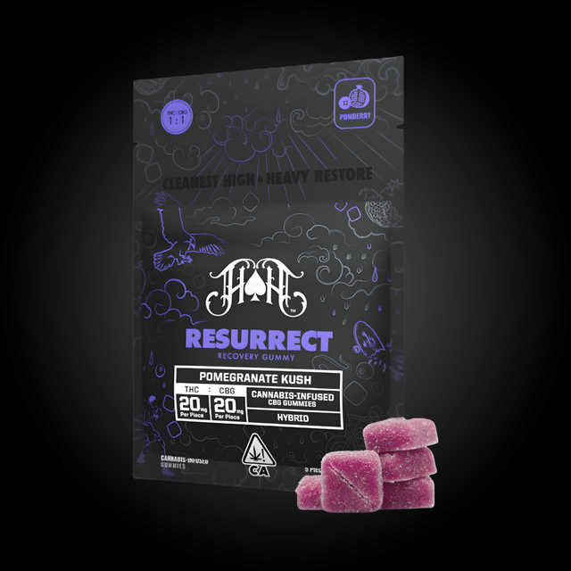 Resurrect Recovery - Pomegranate Kush 1:1(THC:CBG) Energy - 200mg