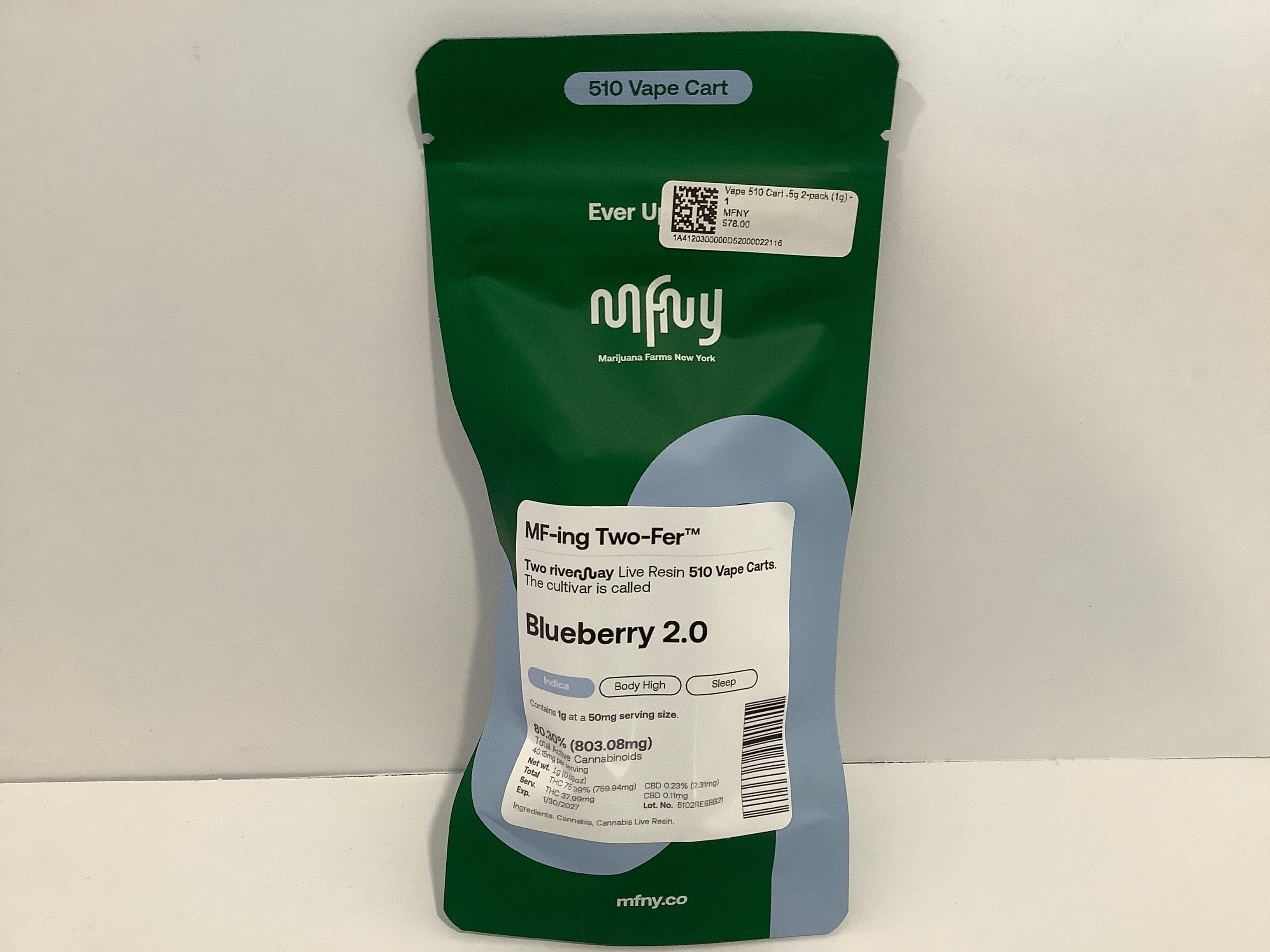 Vape Disposable 1g - High Purity THC - Blue Zushi - PAX | Shop - DeMarino's  Dispensary