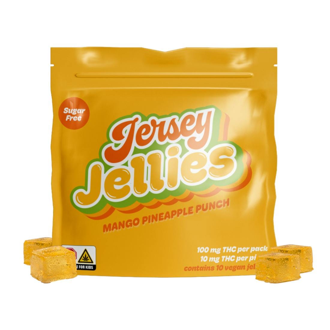 Mango Pineapple Punch sugar free 10mg THC Cured Resin | 10pk