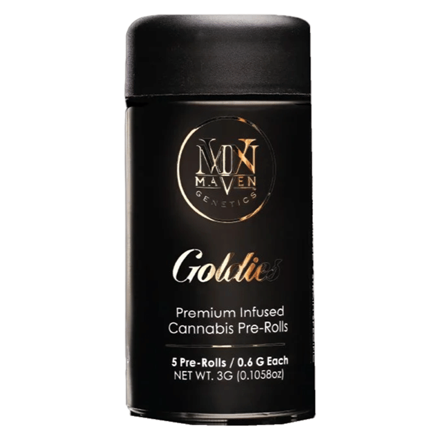 98K GOLDIES INFUSED PREROLLS - 3 g - 5 Pack