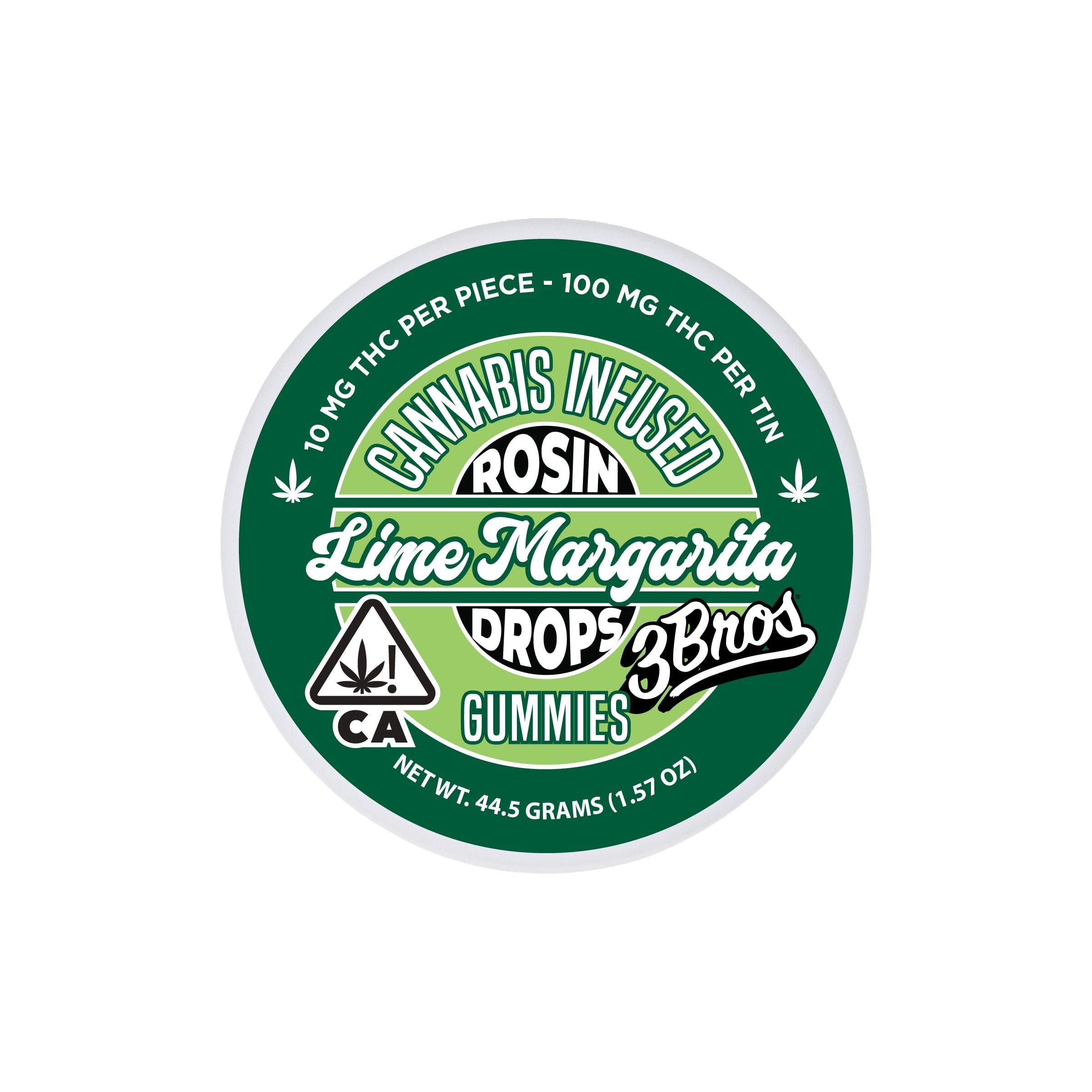 3 Bros — Lime Margarita - 100mg Rosin Drops