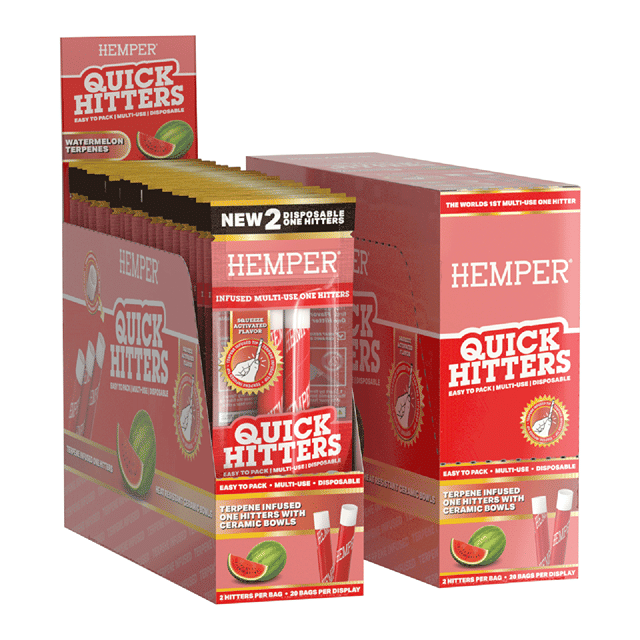 Watermelon Quick Hitters 2PK - Disposable One Hitter