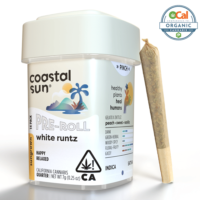 White Runtz - OCal Sungrown Pre-roll 0.5g - 7g 14pk