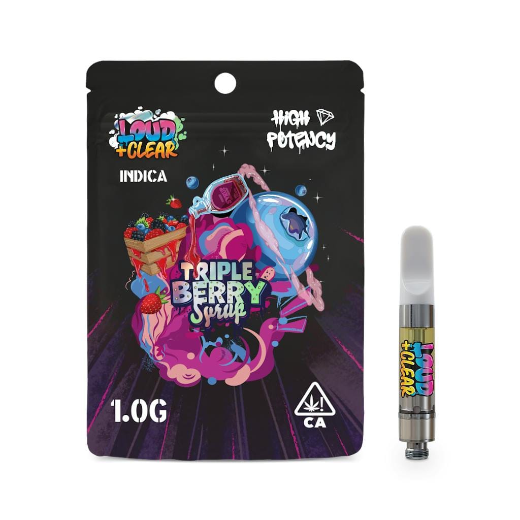Loud+Clear — Triple Berry Syrup - 1g Cartridge