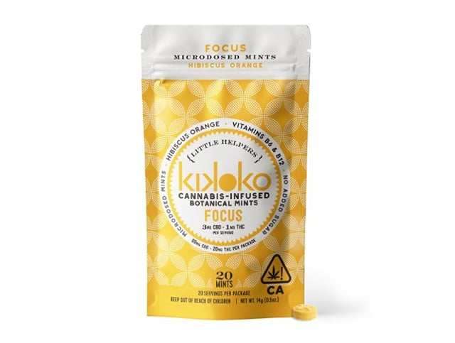 FOCUS LITTLE HELPERS MINTS | 3:1 CBD:THC | KIKOKO
