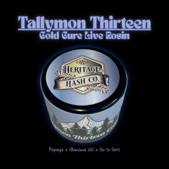 Heritage Hash Co. — Tallymon Thirteen Cold Cure