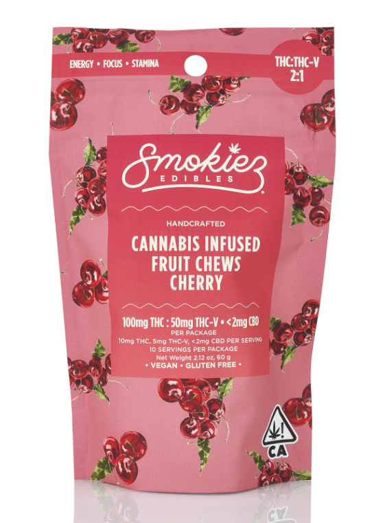 2:1 THCV 10pk Fruit Chews | 100mg | Cherry