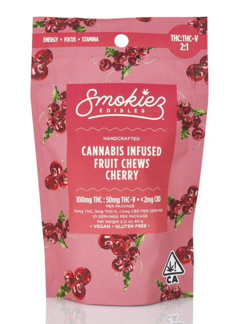 2:1 THCV 10pk Fruit Chews | 100mg | Cherry