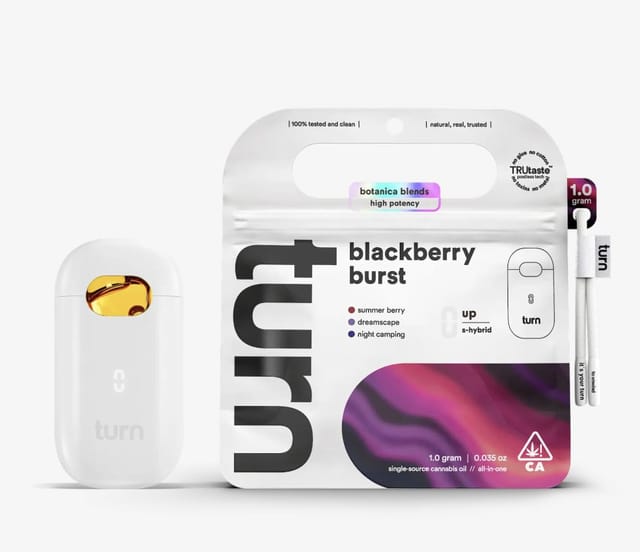 turn | Blackberry Burst | Disposable | 2g