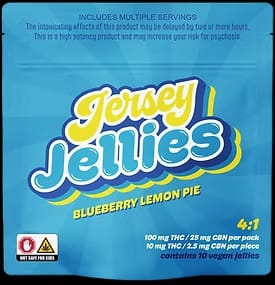 Blueberry Lemon Pie 4:1 (10mg THC: 2.5mg CBN) Cured Resin | 10pk