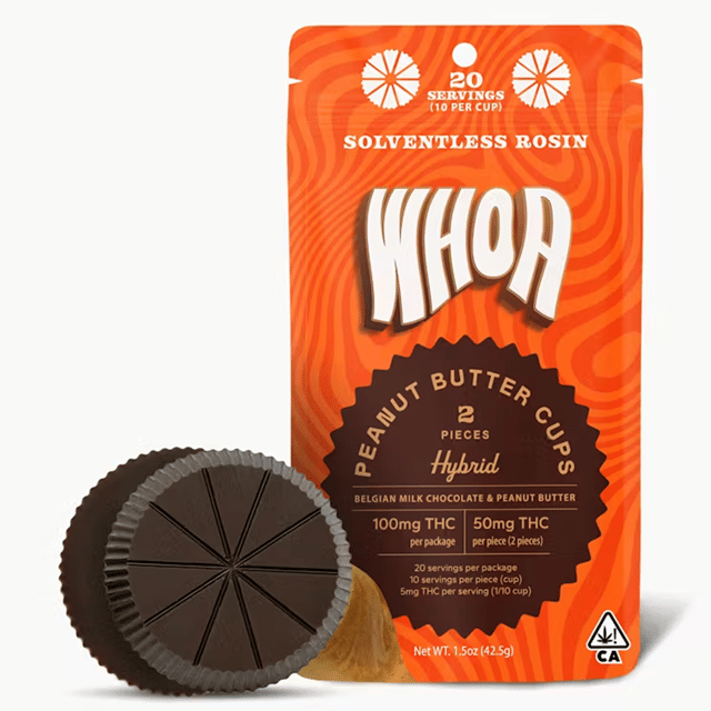 Peanut Butter Milk Chocolate Rosin Cups 2pk 100mg