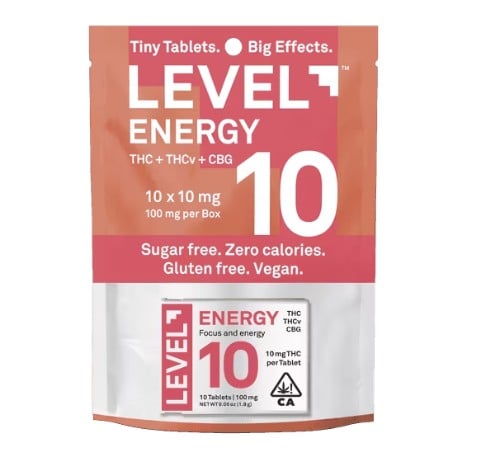 ENERGY 10 TABLETS | THC:THCV:CBG | LEVEL
