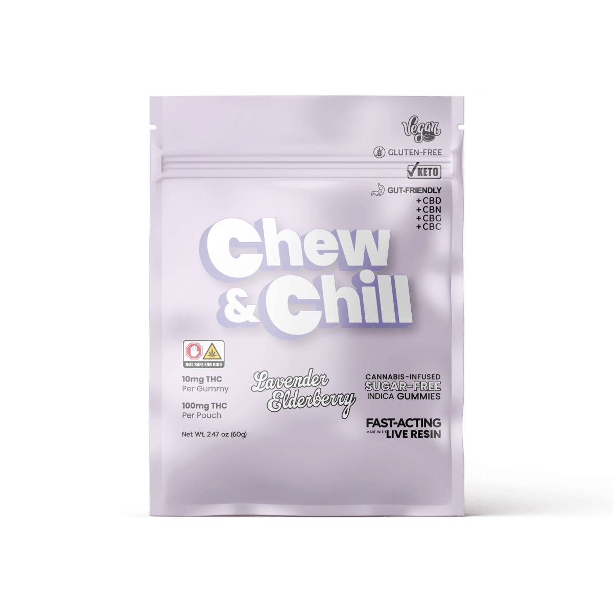 Lavender Edlerberry Gummies 100mg