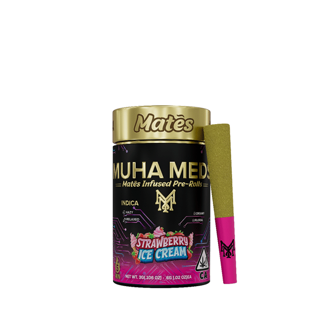 Mini Mates Infused Pre Rolls (5x.6g) - Strawberry Ice Cream
