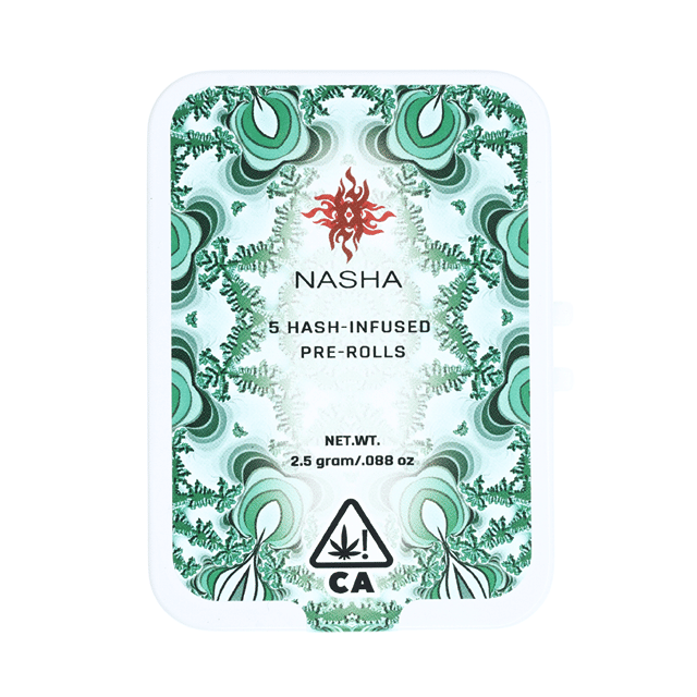 EGYPTIAN GOLD X GMOOZ HASH INFUSED PREROLLS - 2.5 g - 5 Pack