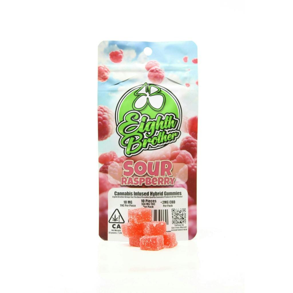 Eighth Brother — Sour Raspberry - 100mg Gummies