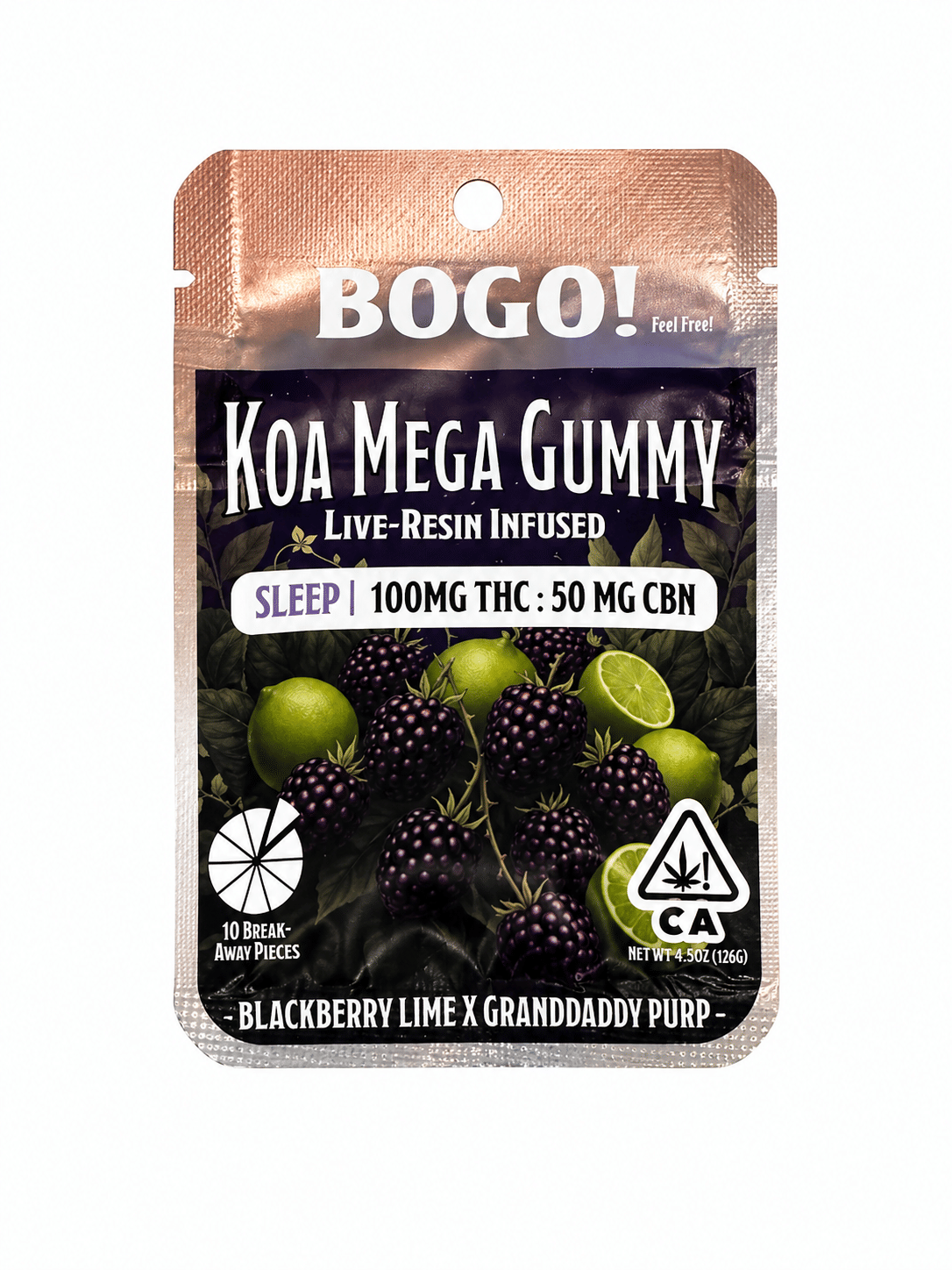 Koa Cannabis Co. — Blackberry Lime x Grandaddy Purps