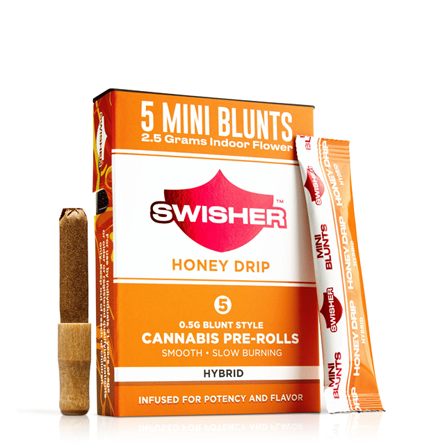 Mini Infused Blunt Pack (5x.5g) - Honey Drip