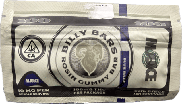 100MG Gummies Blue Razz
