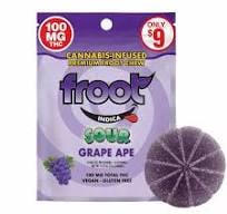 FROOT | SOUR GRAPE INDICA | SINGLE GUMMY