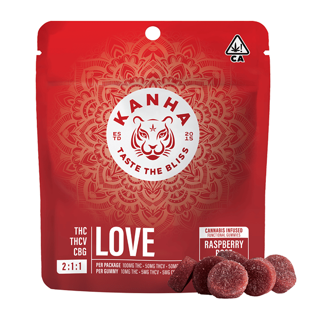 LOVE 2:1:1 THC:THCV:CBG GUMMIES - 100 mg - 10 Pack
