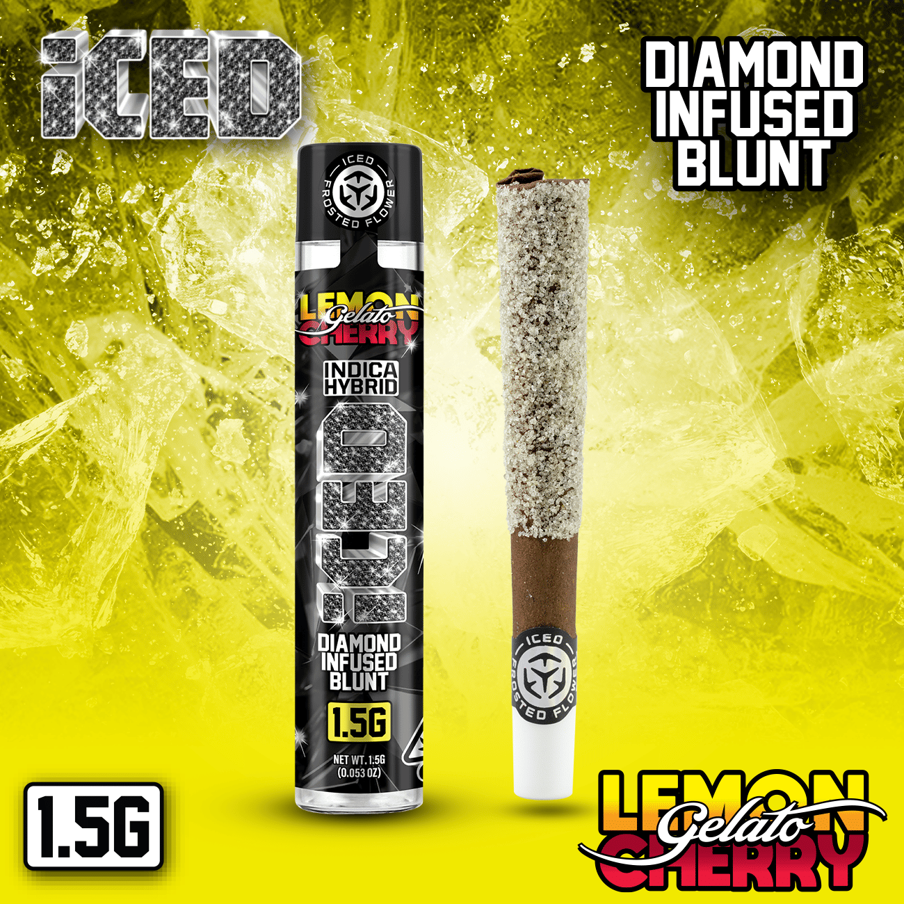 ICED — Lemon Cherry Gelato Blunt