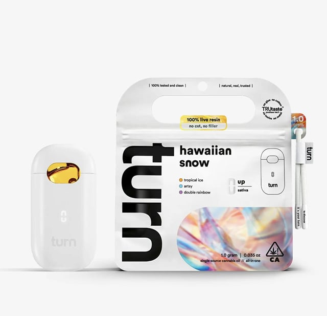 Hawaiian Snow - Live Resin - TurnOne AIO - 1g