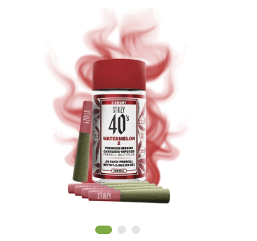 STIIIZY 40's | .5gx5pk - Watermelon Z - Infused Pre-Rolls - Indica
