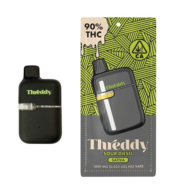 Threddy: Sour Diesel - 1G- *AIO* Vape