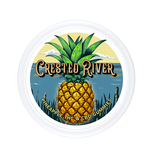 Pineapple - 5mg Hemp THC:CBD Gummies 1:1 - 10pk