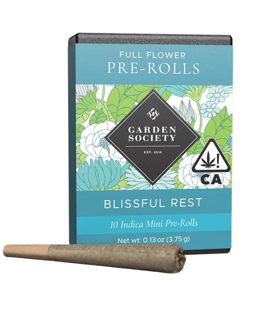 MULE FUEL | INDICA | 10-PK BLISSFUL REST PRE-ROLL ROSETTES | GARDEN SOCIETY