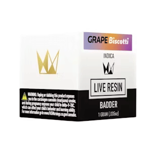 Grape Biscotti Live Resin Badder