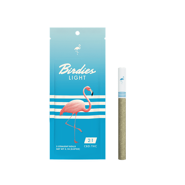3pk Birdies | Light 2:1 CBD:THC | Joint | 0.7g each | 3pk
