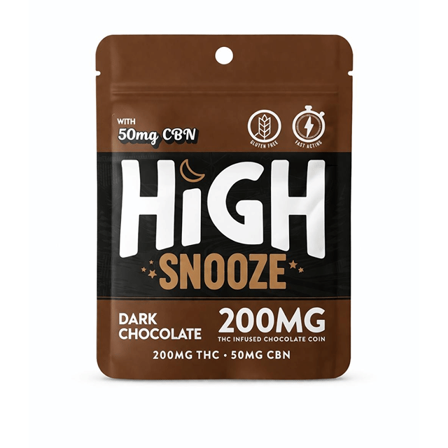 High Snooze Chocolate 200mg THC+50mg CBN - Dark Chocolate