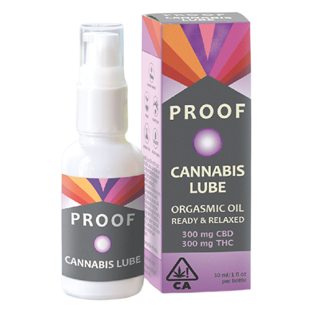ORGASMIC OIL CANNABIS LUBE - 300 mg