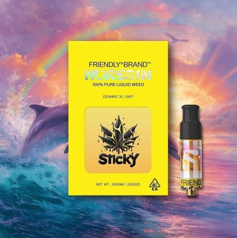 Friendly Brand — Rainbow Dropz - Sticky - Live Nu