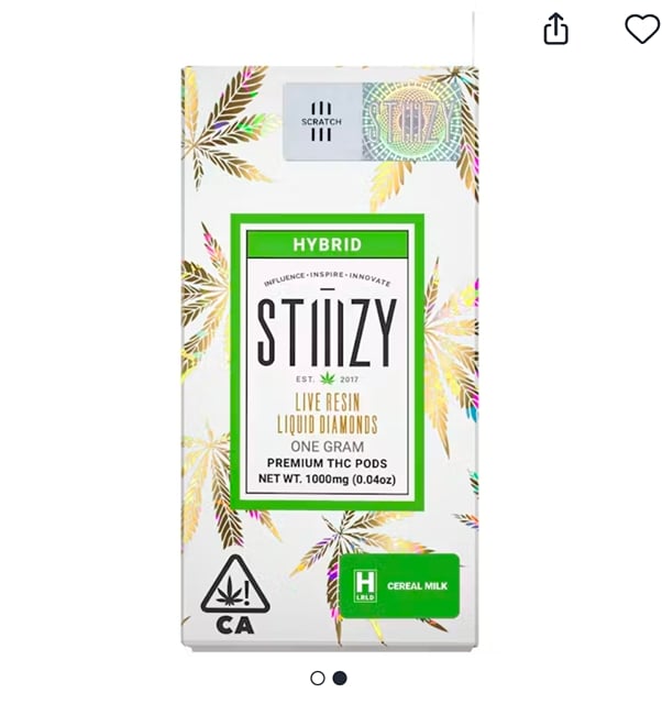 STIIIZY - Cereal Milk Liquid Diamonds Pod - 1g