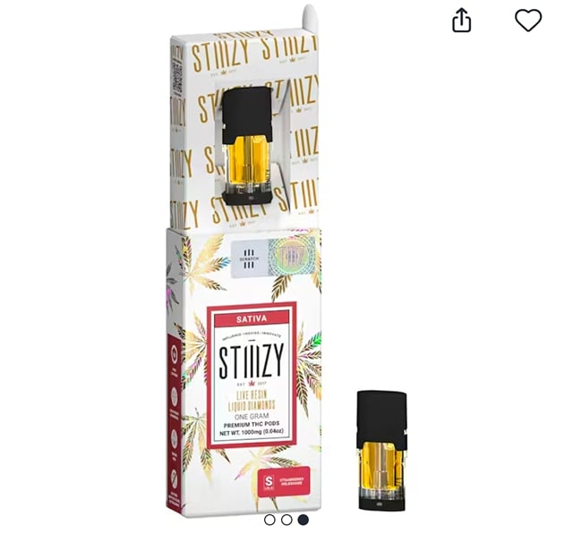 STIIIZY - Strawberry Milkshake Liquid Diamonds Pod - 1g