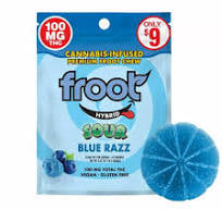 FROOT | SOUR BLUE RAZZ HYBRID| SINGLE GUMMY