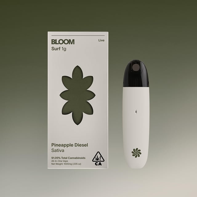 PINEAPPLE DIESEL DISPOSABLE LIVE SURF VAPE | BLOOM